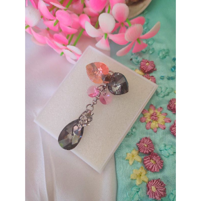 Bros swarovski Bros premium Bros dagu Bros crystal Bros murah peniti Bros swarovski swarosky