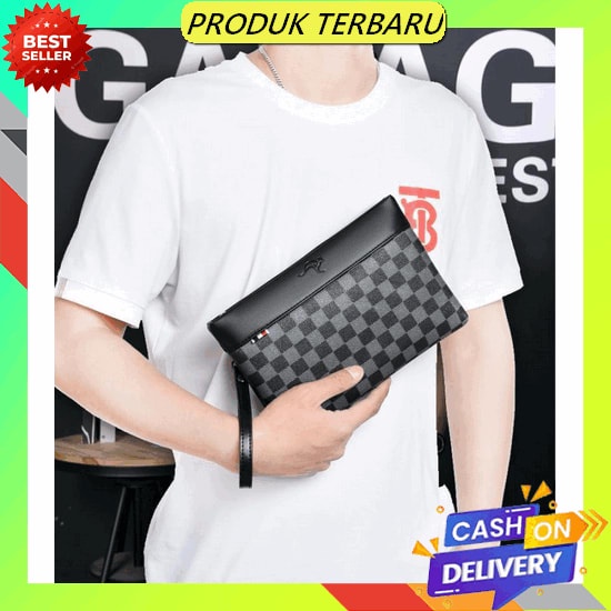 Clutch Pria - Hand Bag Pria - Sling Bag Pria Wanita Termurah Clutch Coach Import Quality Bc02 Busine