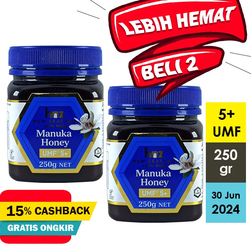 

Madu HNZ Manuka Honey UMF 5+ 250gr
