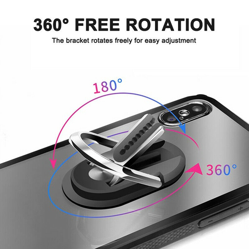 2in1/dudukan Mobil+Stand Phone Bracket Handphone Serbaguna/Tempat Cincin Rotasi 360derajat