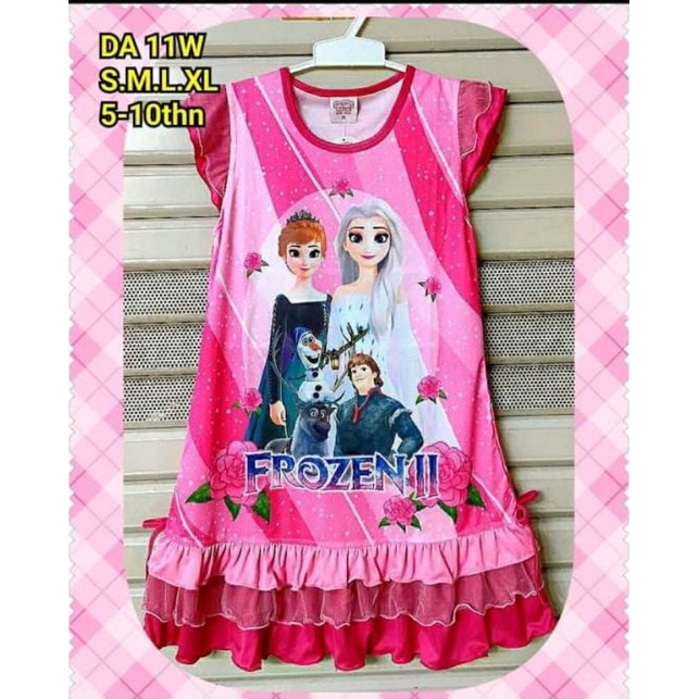 Promo Habiskan Stok Dress anak cewek umur 5-10 Tahun