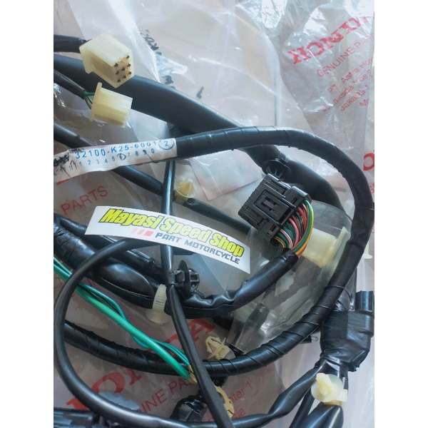 kabel body utama wire harness beat esp 2014-2016 kode part 32100-K25-6001.