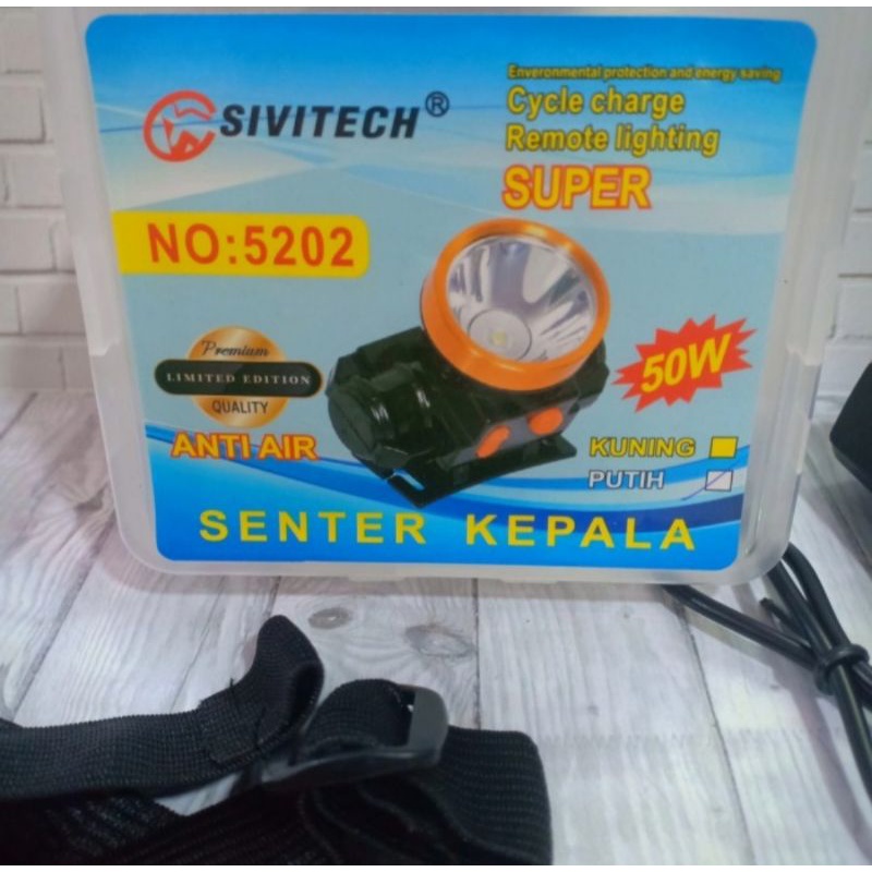 SENTER KEPALA 50 WATT 50W 50WATT 50 W AWET TERANG CAHAYA KUNING / PUTIH