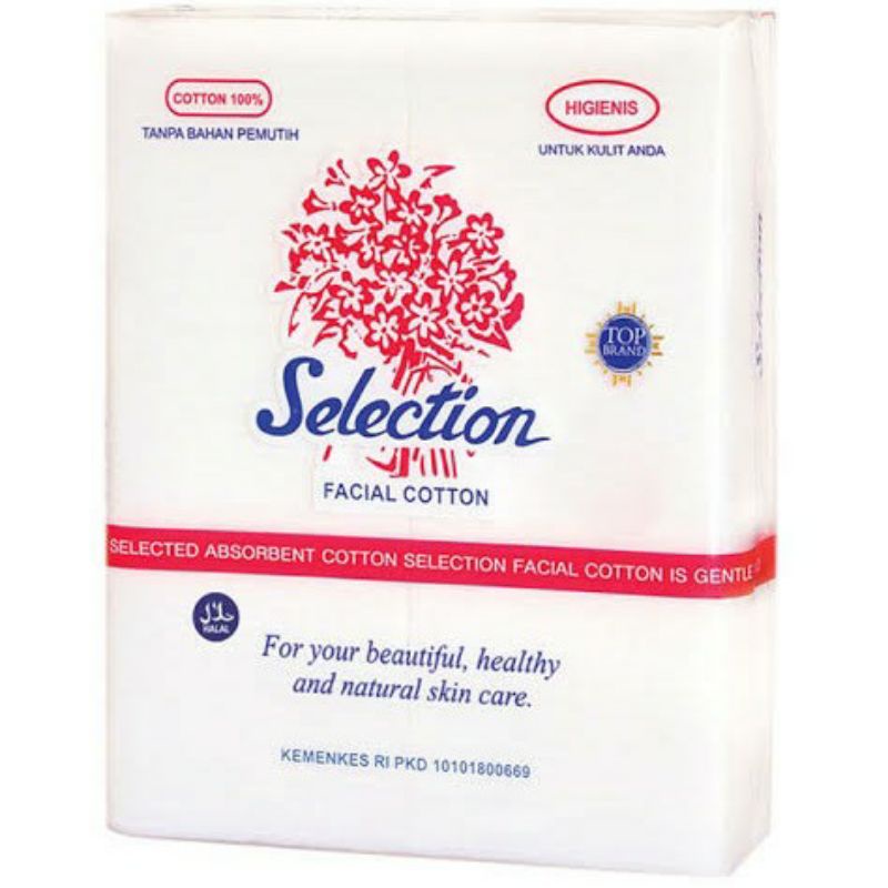 SELECTION FACIAL COTTON COSMETIC CARE KAPAS PERAWATAN KECANTIKAN 50 G