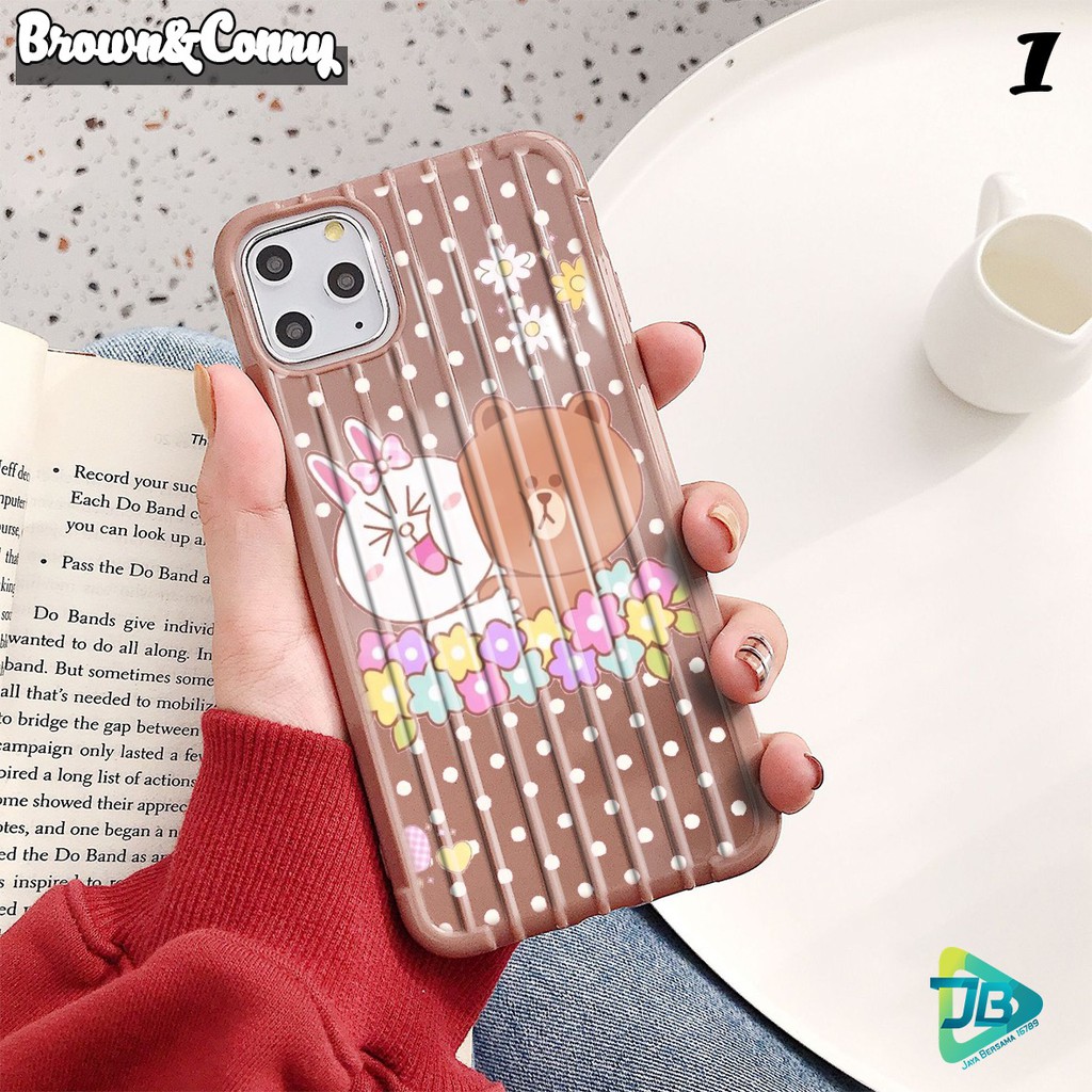 SOFTCASE BROWN&amp;CONNY REALME C1 C2 C3 U1 2 2 PRO 3 PRO 5 5I 5S 6 PRO X XT C11 C12 C15 NARZO JB2997