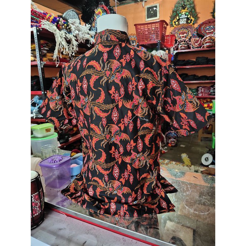 baju batik / baju / kemeja / barongan / pecut / ganongan / topeng ganong / warok / sh / psht / devil