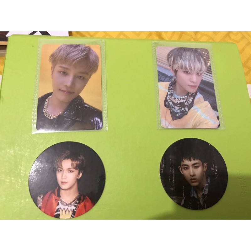 {BOOKED}NCT photocard set pc cc (neozone taeil haechan,awaken yangyang winwin) damage