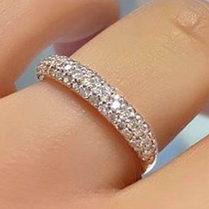 Perhiasan Cincin Jari Wanita Model Simple Serbaguna Untuk Aksesoris Pesta