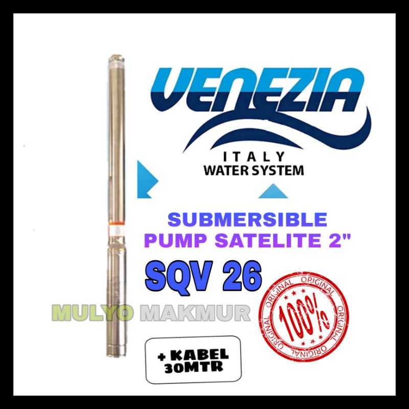 POMPA SUBMERSIBLE SATELITE 2" VENEZIA SQV26