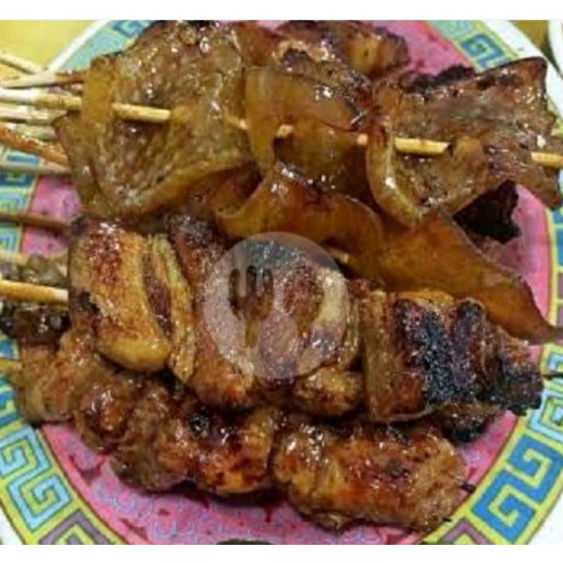 sate kulit babi