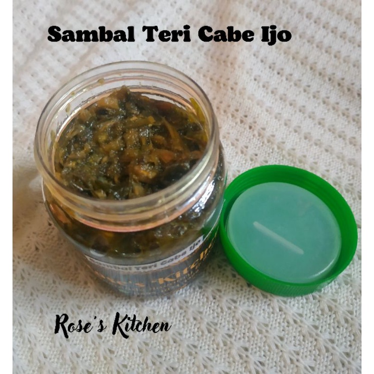 

Sambal Teri Cabe Ijo | Rose's Kitchen_Aneka sambal 200gr
