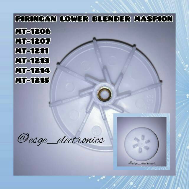 ORIGINAL KONEKTOR LOWER BLENDER MASPION / CONNECTOR BLENDER MASPION MT 1206 1207 1211 1213 1214 1215