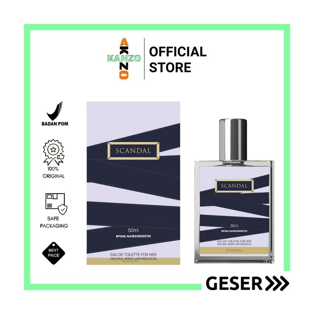 Kanzo - [BPOM] Parfum Scandal 50ml / Parfum Scandal 50ml Murah / Parfum Pria &amp; Wanita Wangi Tahan Lama
