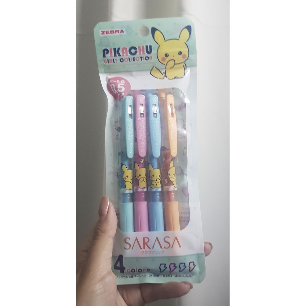 

Sarasa Karakter Pikachu Pokemon 0.5 mm isi 4