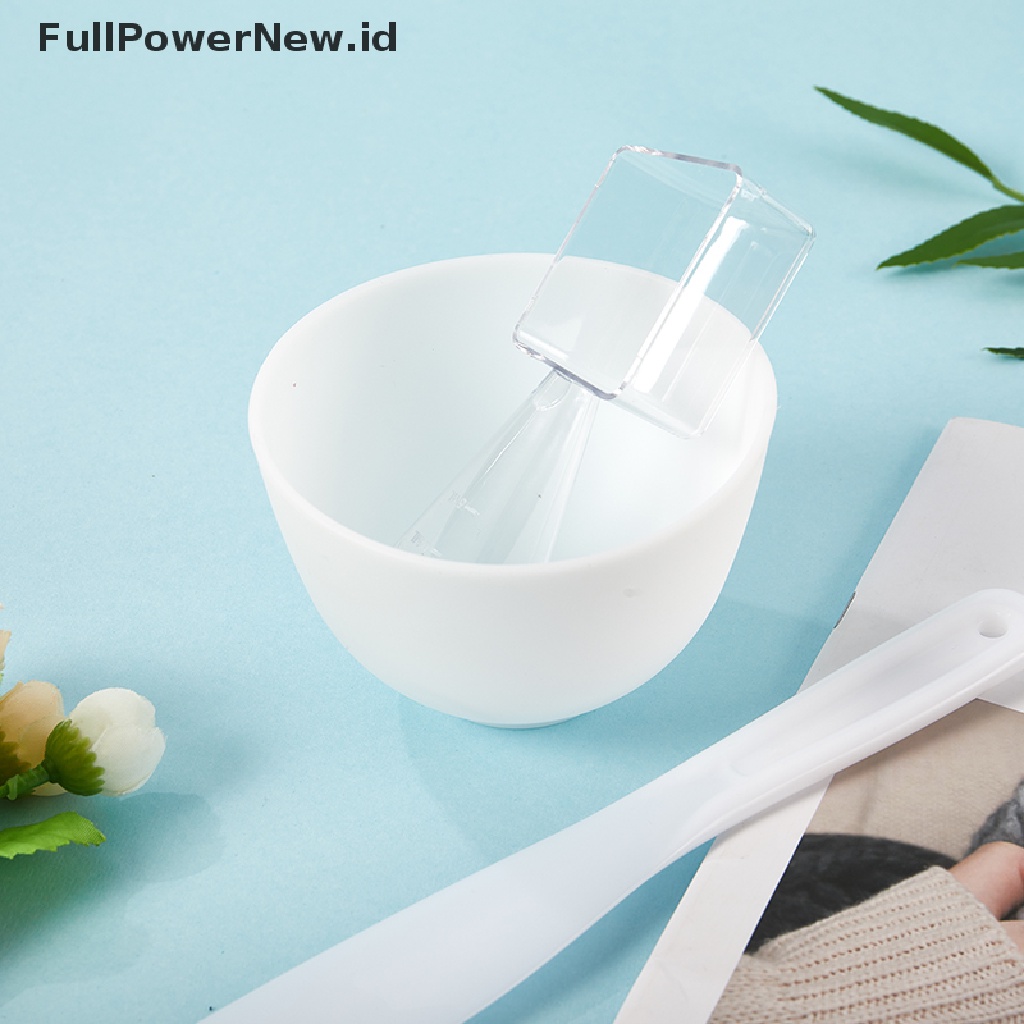 (Full) 3pcs / Set Mangkok + Sendok + Spatula + Spatula + Sendok + Spatula Untuk Masker Wajah Wanita