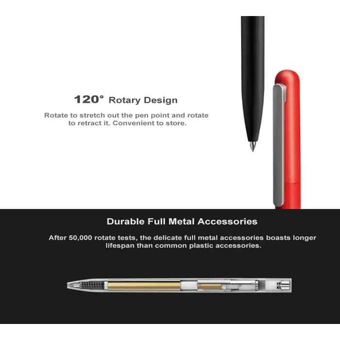 

NEW PRODUK XIAOMI PINLO ROTARY GEL PEN 3PCS SET