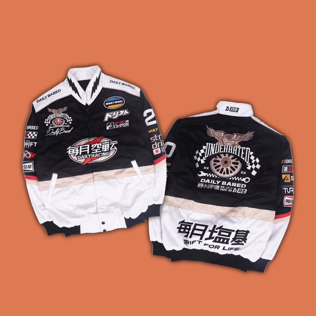 Racing Jaket Underrated by Dailybased | Nascar Jacket