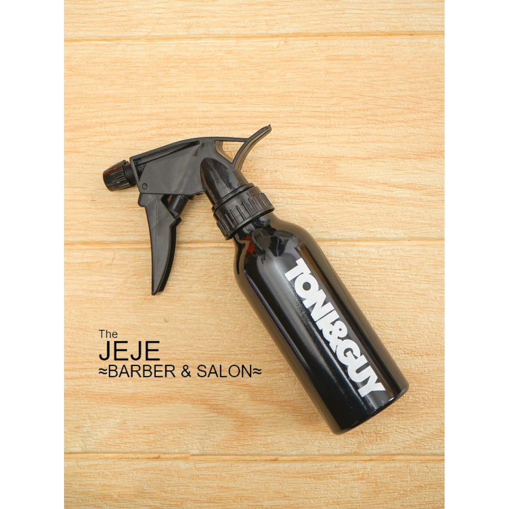 JEJE Botol Sprayer aluminium berkualitas 250ML untuk Spray barber dan pribadi HITAM