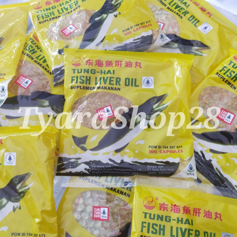 Vitamin Minyak Ikan tung hai isi 500 FISH LIVER OIL