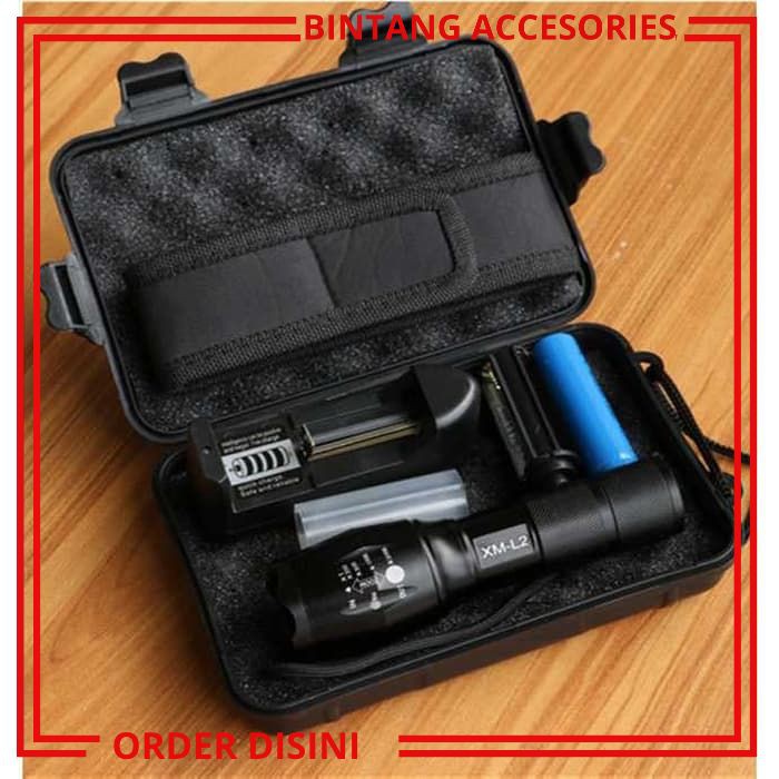 W797 SENTER MINI SENTER LED BATRE CAS LAMPU SENTER LAMPU BATRE SENTER ANTI AIR LAMPU CAMPING