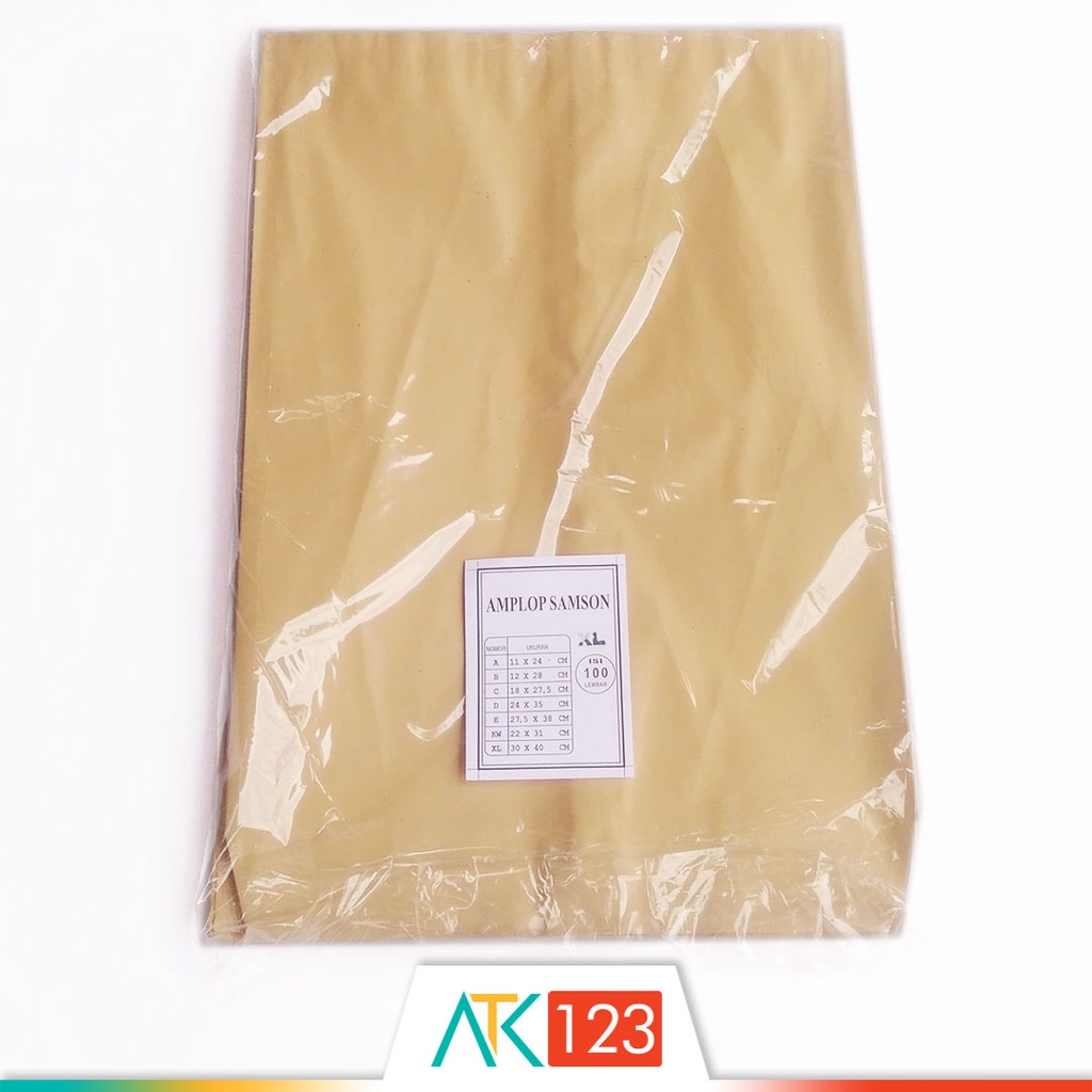 

RK Amplop Coklat / Samson Guanaco XL (Super Map) isi 100 Buah
