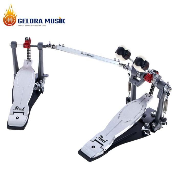 Pedal Drum Pedal Pearl P-1032R Eliminator, Red Double