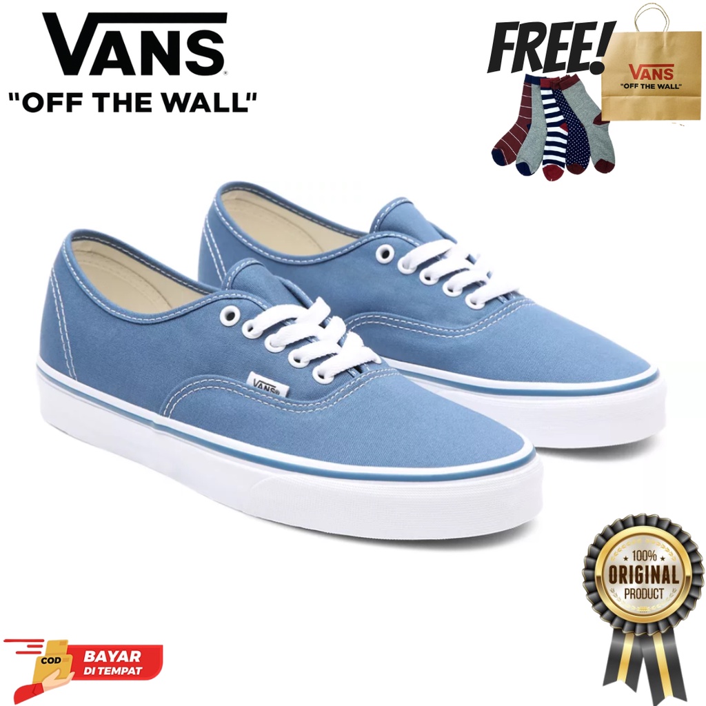 SALE DISKON! V4NS AUTHENTIC NAVY/WHITE CLASSIC 100% ORIGINAL BNIB