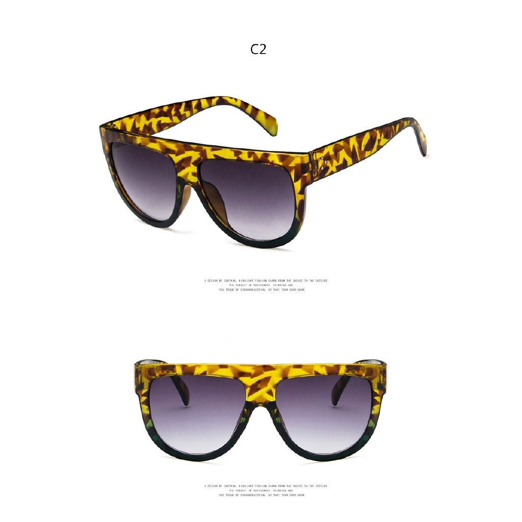 European and American large frame wild fashion trend men and women sunglasses