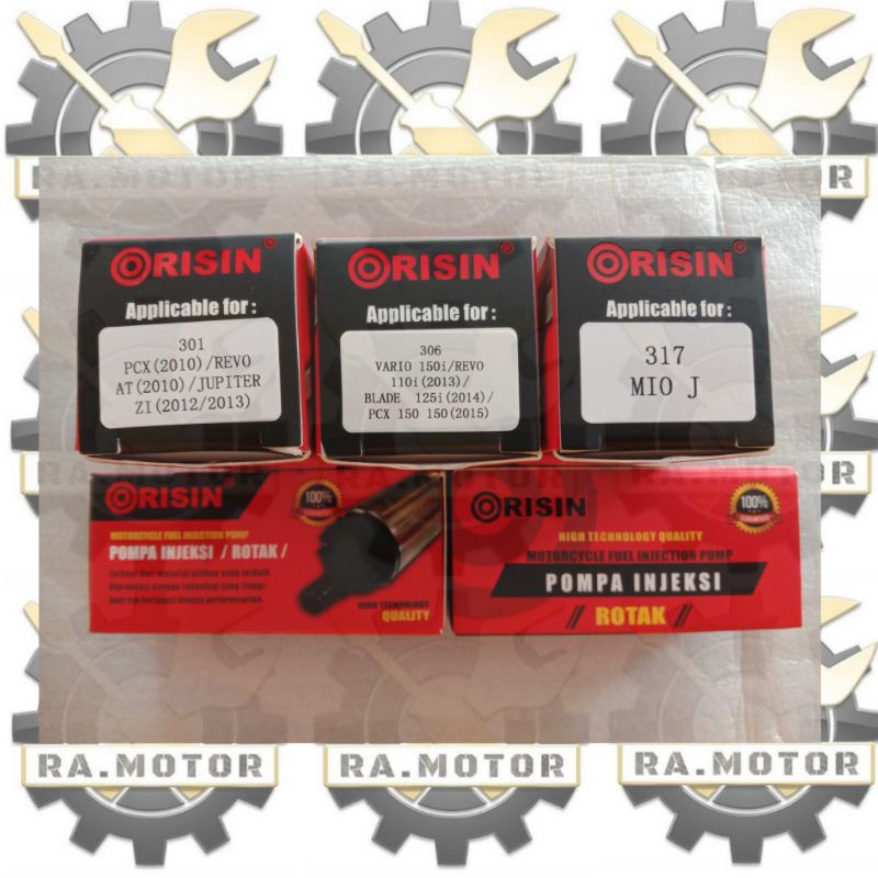 Rotak / Rotax dinamo Fuelpump Spacy FI, Vario 150,  Beat FI, CBR150, Jupiter ZI Merk Orisin