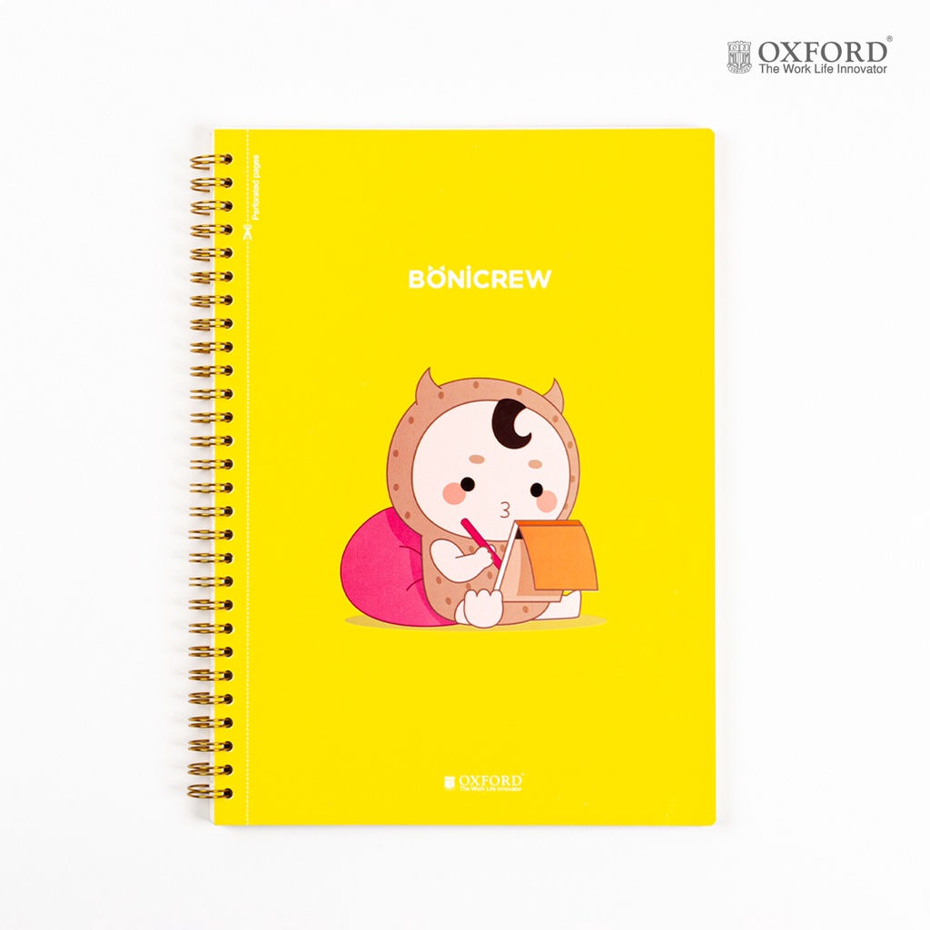 

Buku Tulis Notebook Spiral Bonicrew #4 B5 (110k dapat 4pcs)