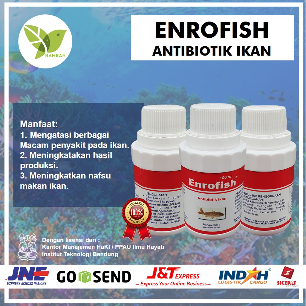 Enrofish 100 Cc Antibiotik Ikan Shopee Indonesia