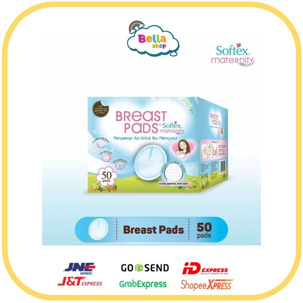 Breastpad Softex Maternity Breast Pads Eceran 1 PACK Isi 50 pcs -BELL shop