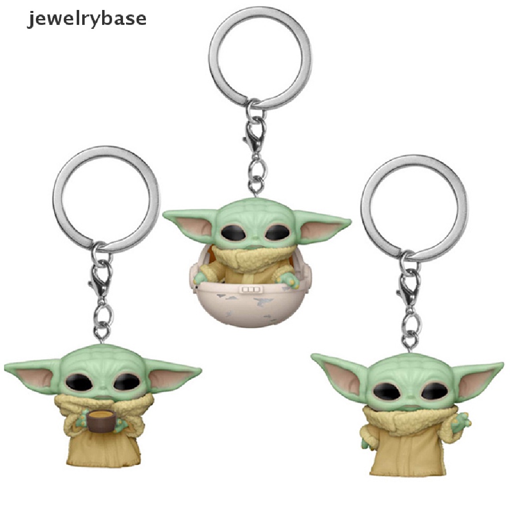 (jewelrybase) Gantungan Kunci Model Star Wars Mandalorian Yoda Baby Darth Vader Stormtrooper