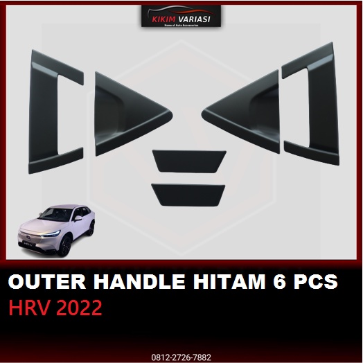 OUTER HANDLE HRV 2022 HITAM 6 PCS