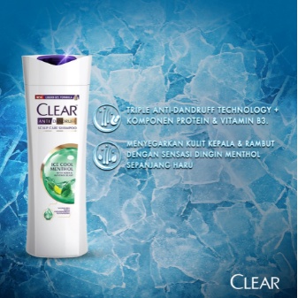 CLEAR  ICE COOL MENTHOL SHAMPOO 70 ML,160ML