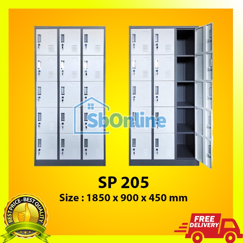 Lemari Loker Besi 15 Pintu - SP 205