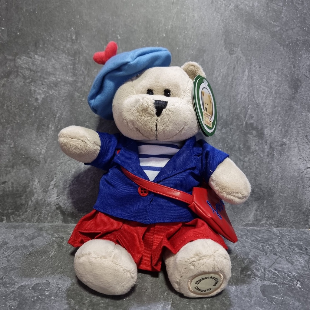 Starbucks Singapore Valentine 2022 Edition Parisian Bearista Meet Me In Paris Boneka Bear