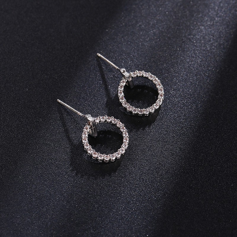 [Bayar Di Tempat] Anting Bulat Mini Geometris Untuk Wanita Fashion Import