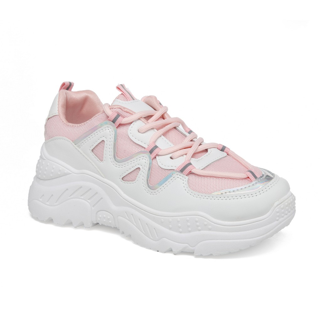 PVN Sepatu  Sneakers  Wanita  Putih  Sport Shoes  017 Shopee  