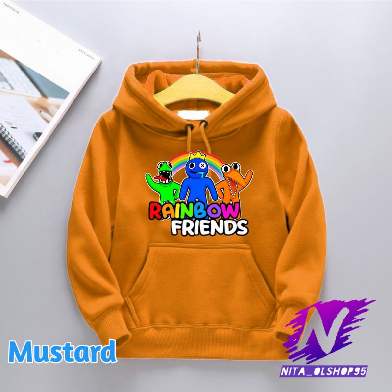 rainbow friends roblox game hoodie anak rainbow friends