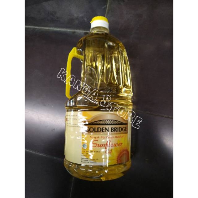 

Murah Golden bridge sunflower oil 2liter | minyak biji bunga matahari