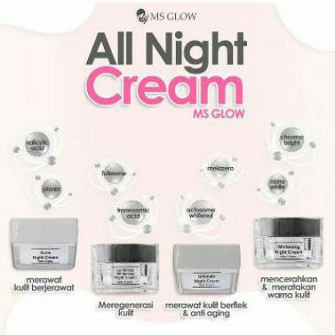 Krim malam ms glow