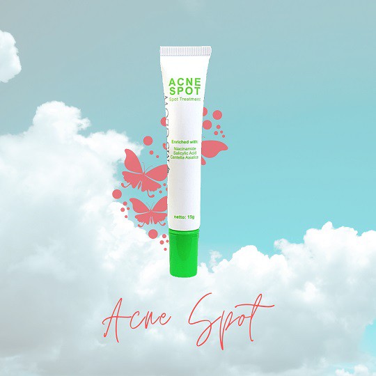 Ms Glow Acne spot 100% Original - Acne Gel Acne Treatment Penghilang Jerawat
