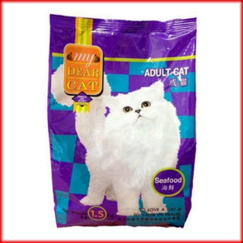 My dear Cat Seafood 1,5kg Makanan Kucing MDC / Dry food