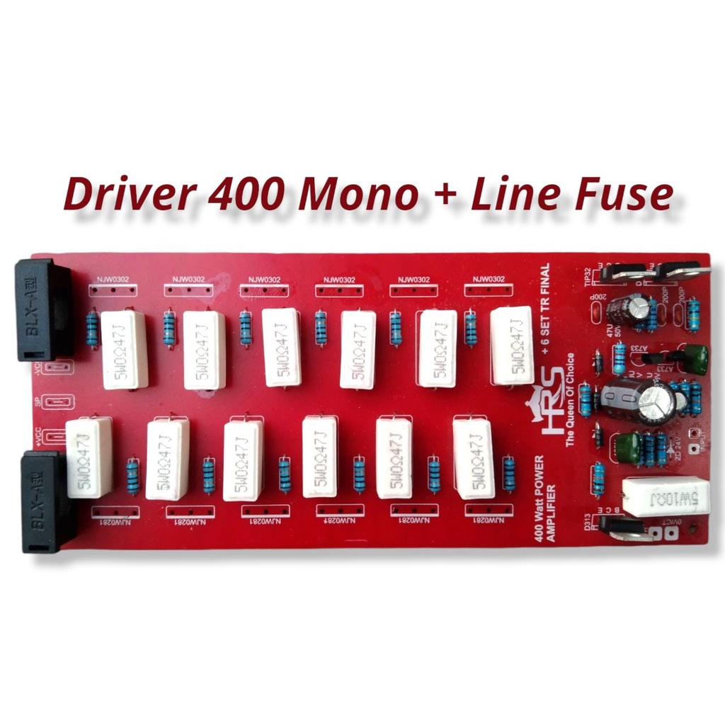 driver 400 mono + 6 set final plus fuse