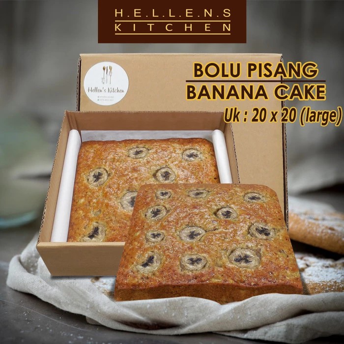 

Bolu Pisang | Banana Cake LARGE | Kue Pisang Panggang