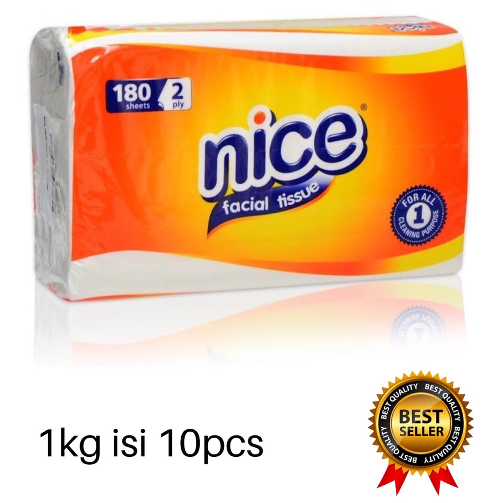 tissue nice Wajah Soft Pack 180 Sheets tisu nice murah