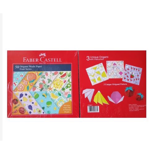 [TOSERBA_EMAK] - Faber-Castell Origami Washi Paper 16 x 16 Kertas Lipat Kertas Origami