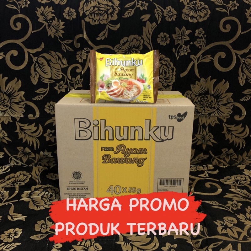 BIHUNKU Rasa Ayam Bawang | 1 Dus Isi 40 Pcs | Bihun Instan