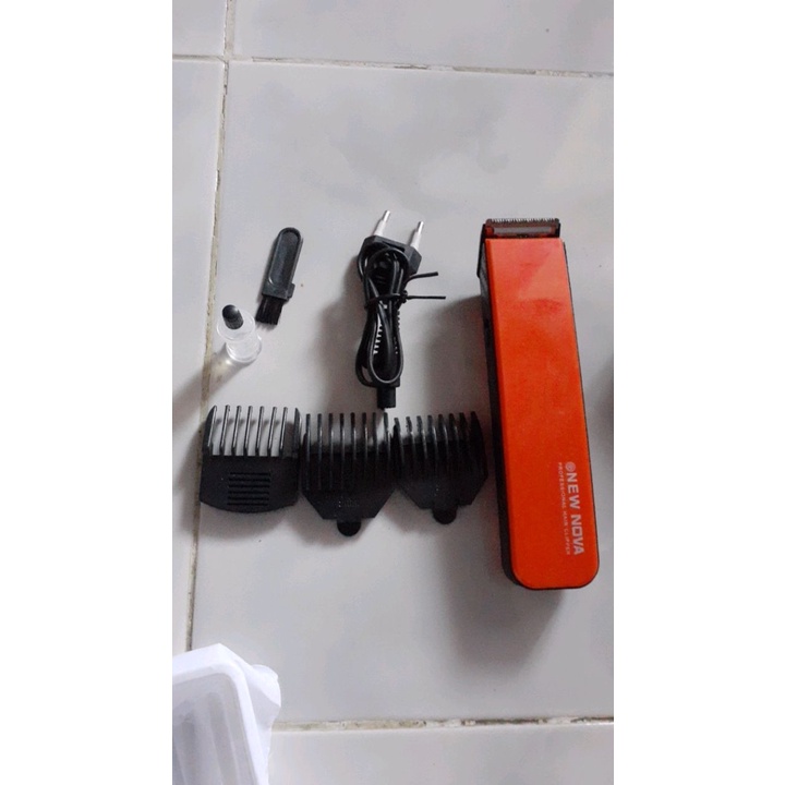 [Bisa di Cas Charger] Mesin Alat Cukur Rambut Kumis Jenggot dan Bulu Ketiak Nova NS 216 Recharger